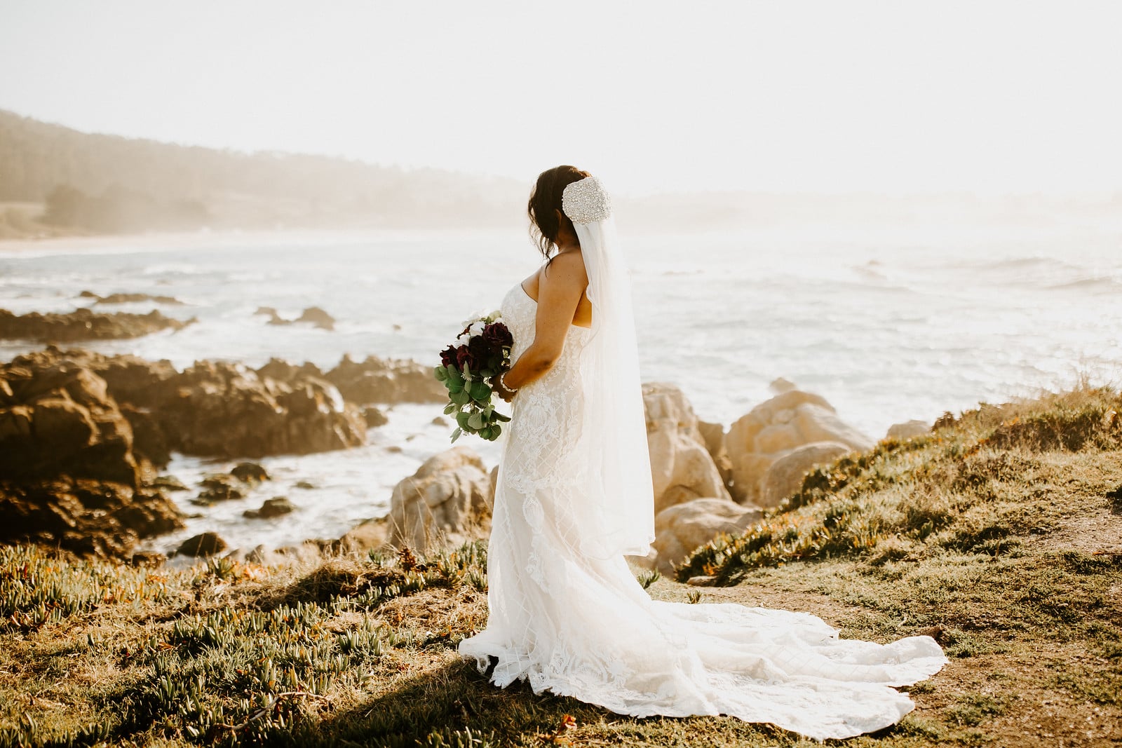 wedding by the sea at Big Sur