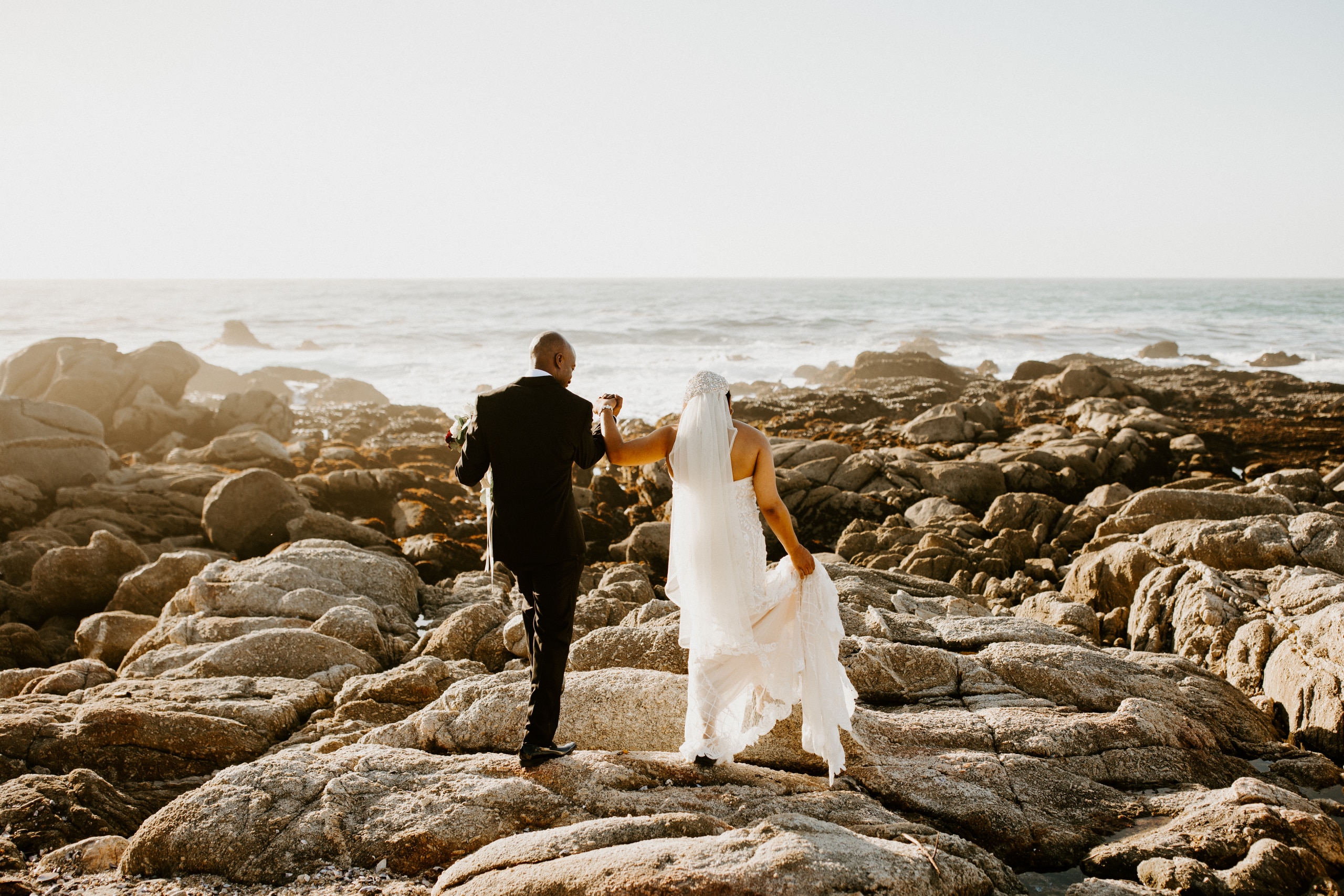 wedding by the sea at Big Sur