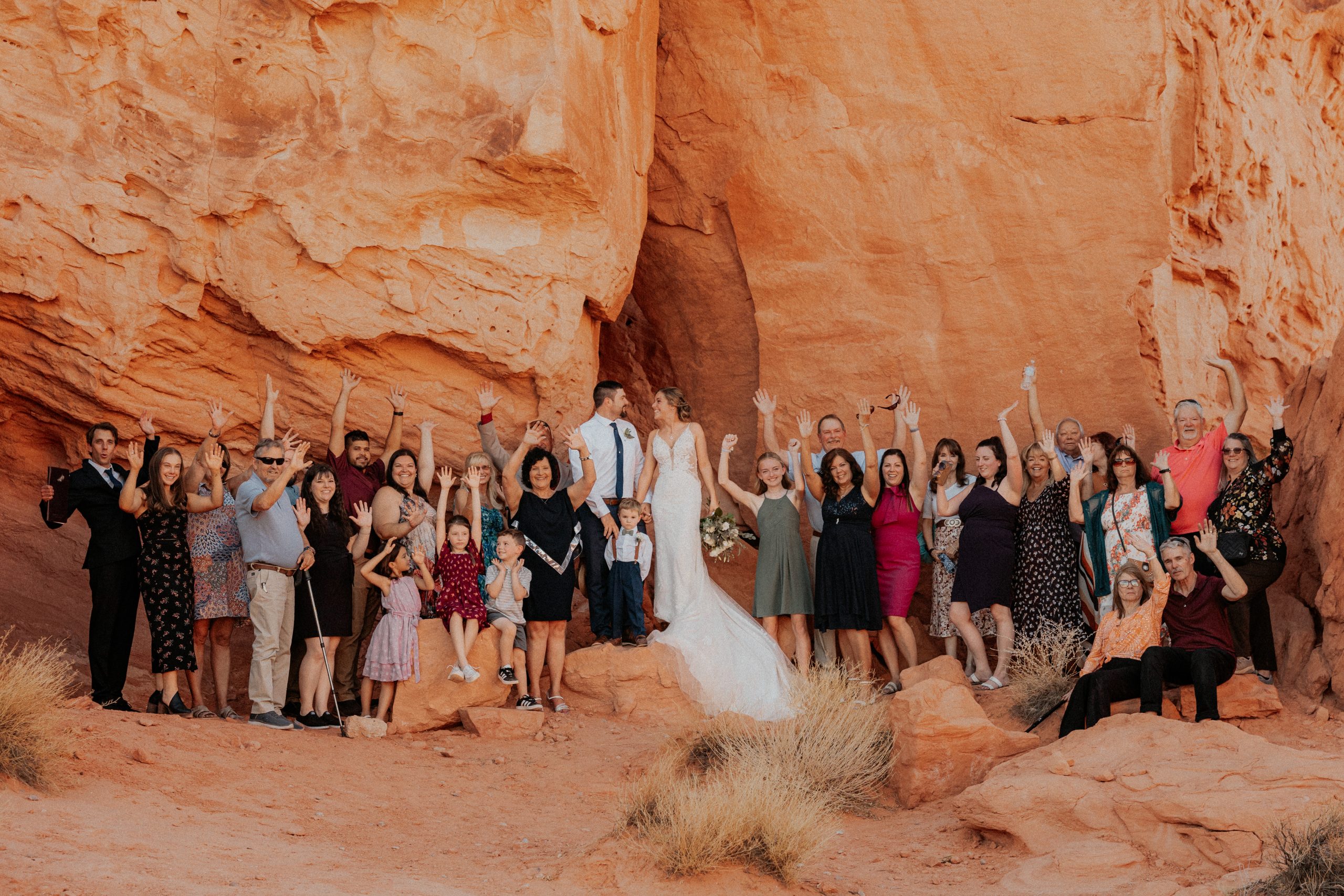 A budget-friendly wedding at Valley of Fire outside of Las Vegas, Nevada