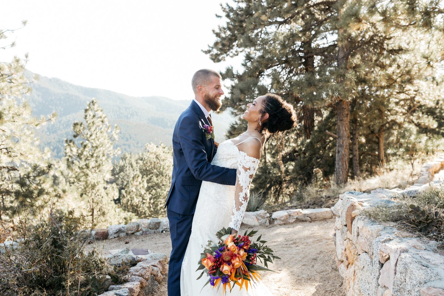 Elopement Sunrise Amphitheater | Boulder, Colorado | Simply Eloped