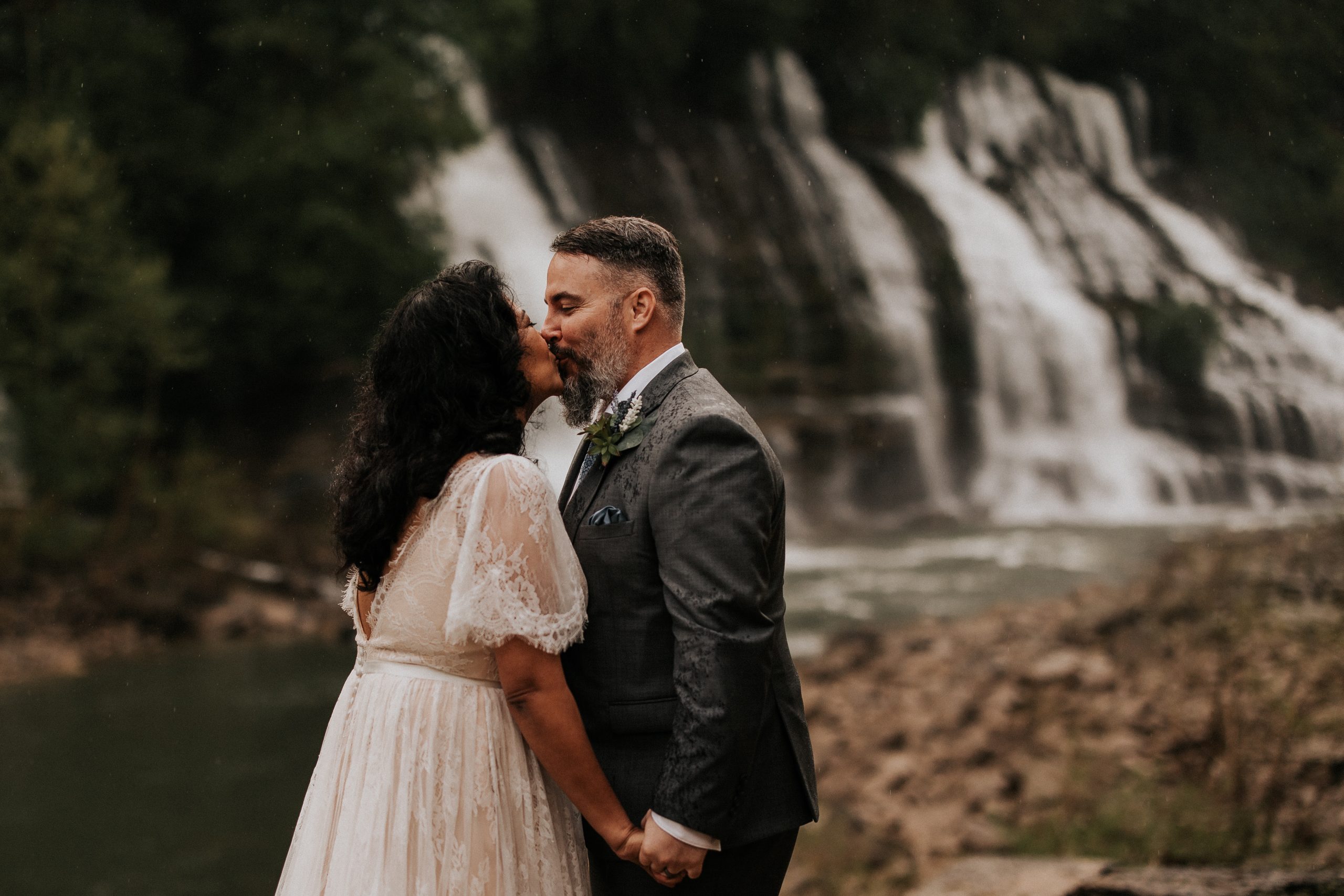Tennessee Elopement | Waterfall Elopement | Outdoor Ceremony