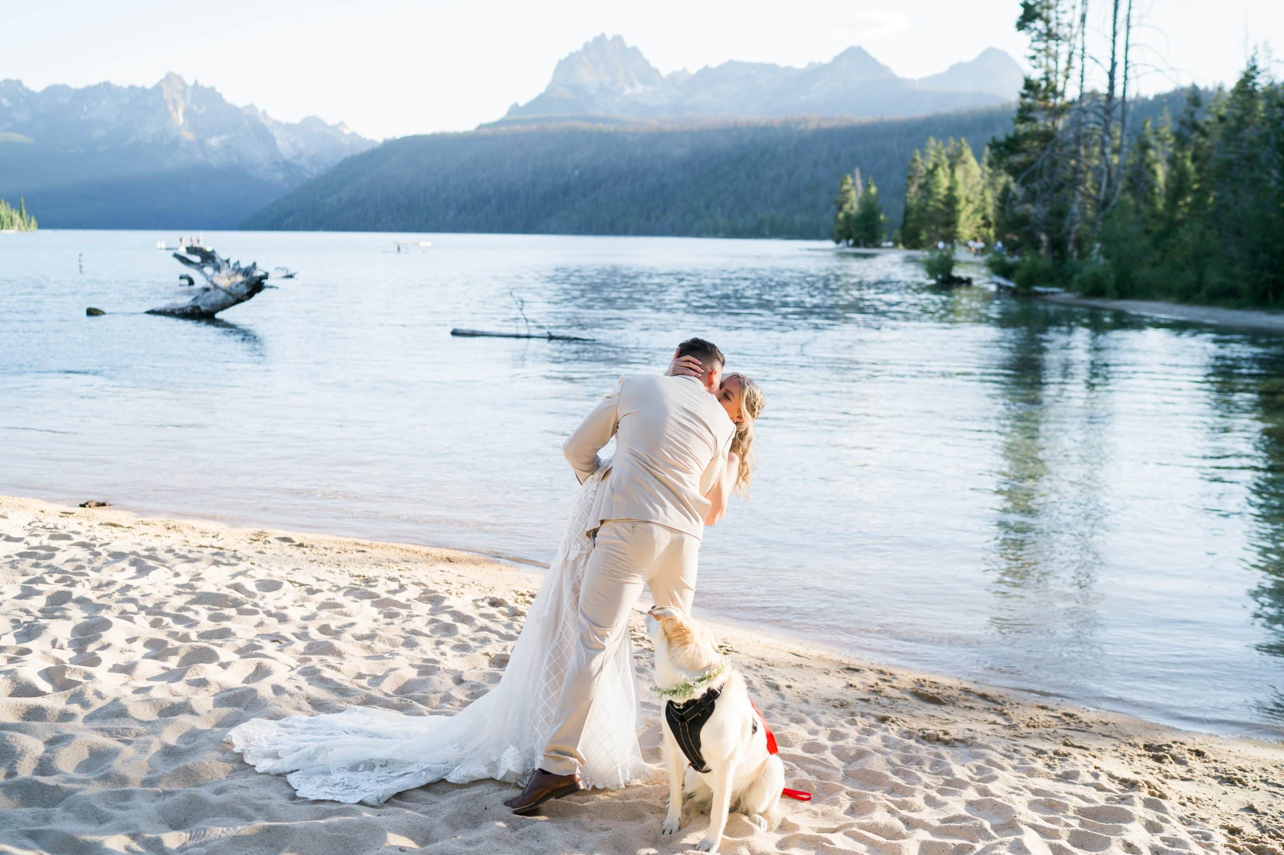 Lakeside Elopement | Beautiful Places to Elope | Sun Valley, ID