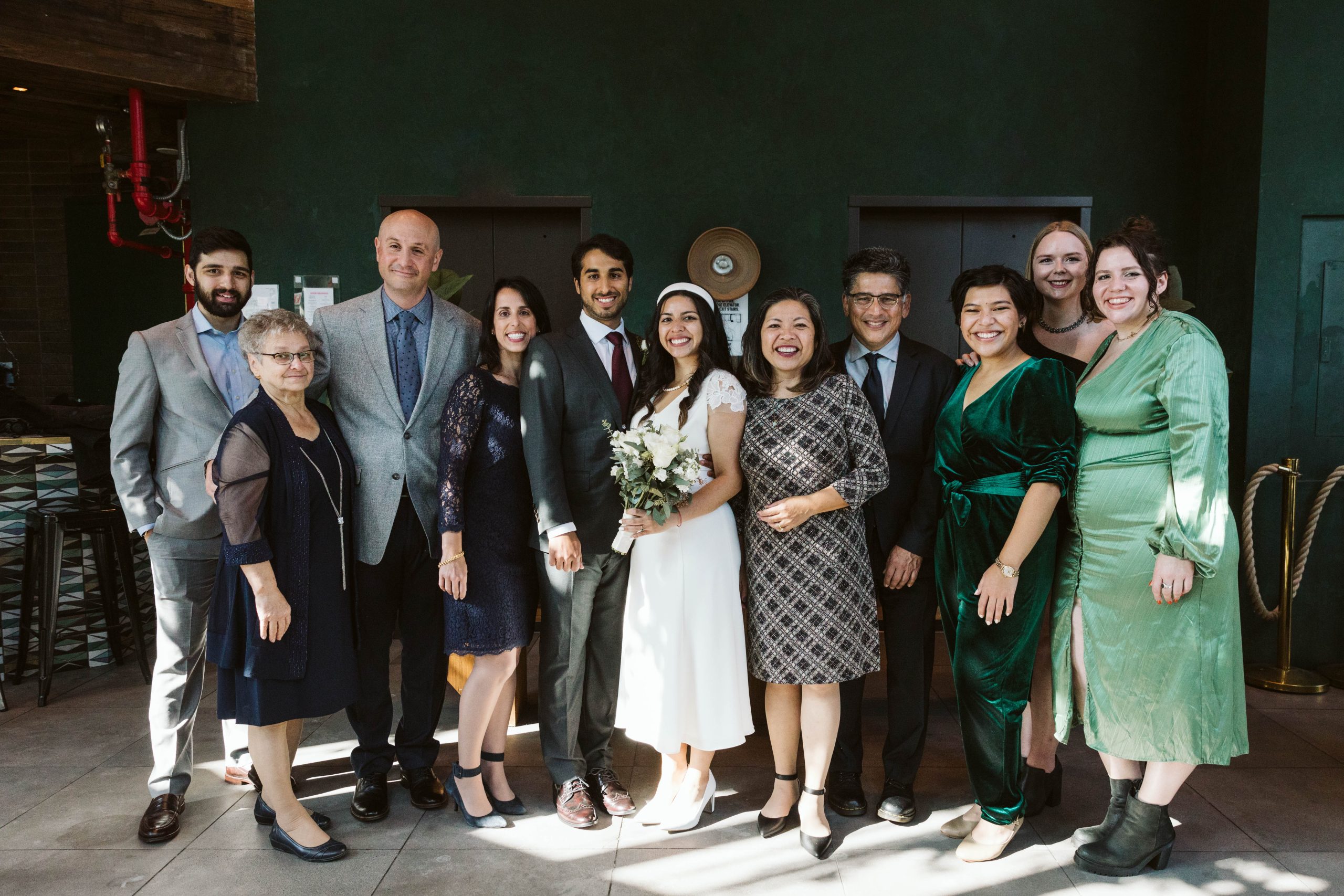 navy blue dress for baby girl A Guide for Guests: What to Wear to an Outdoor Winter Wedding main image 1